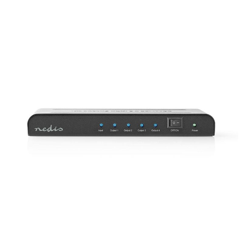 splitter hdmi nedis 4-porturi - 1x intrare hdmi - 4x iesire hdmi 4k2k@60fps