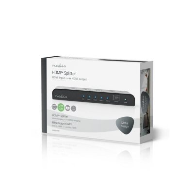 splitter hdmi nedis 4-porturi - 1x intrare hdmi - 4x iesire hdmi 4k2k@60fps