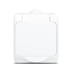 priza pt ip44, alb, schuko