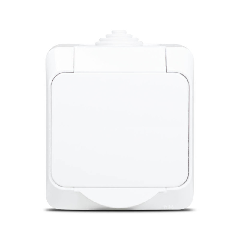 priza pt ip44, alb, schuko