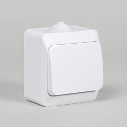 intrerupator cap scara pt ip44, alb, elbi