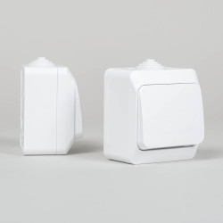 intrerupator cap scara pt ip44, alb, elbi