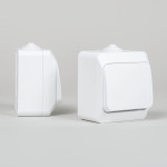 intrerupator cap scara pt ip44, alb, elbi