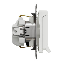 noua sedna priza capac, alb, schneider