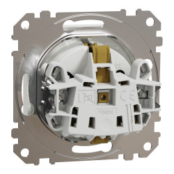 noua sedna priza capac, alb, schneider