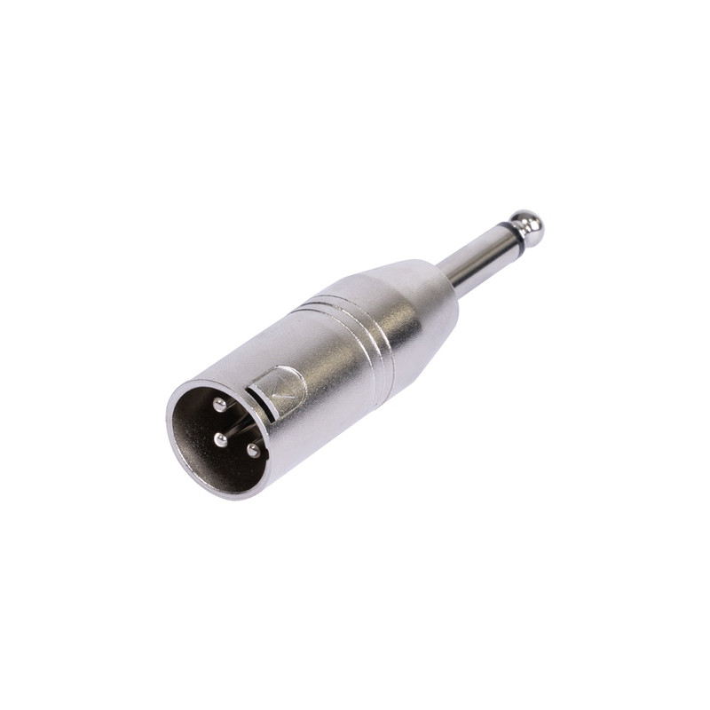 adaptor xlr tata - jack 6.35 tata mono metal