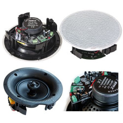 set 2 difuzoare tavan 2x30w 1 activ + 1 pasiv, bluetooth