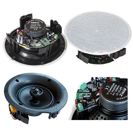 set 2 difuzoare tavan 2x30w 1 activ + 1 pasiv, bluetooth