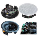 set 2 difuzoare tavan 2x30w 1 activ + 1 pasiv, bluetooth