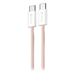cablu usb-c - usb-c 1m 60w 3a - roz