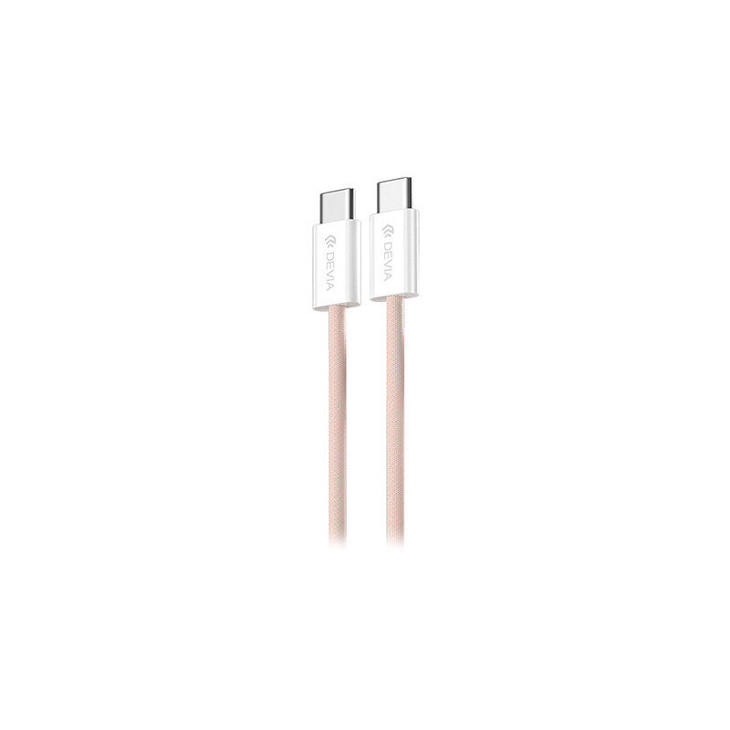 cablu usb-c - usb-c 1m 60w 3a - roz
