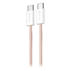 cablu usb-c - usb-c 1m 60w 3a - roz