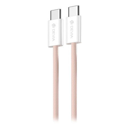cablu usb-c - usb-c 1m 60w 3a - roz