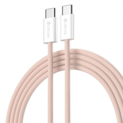 cablu usb-c - usb-c 1m 60w 3a - roz