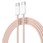cablu usb-c - usb-c 1m 60w 3a - roz