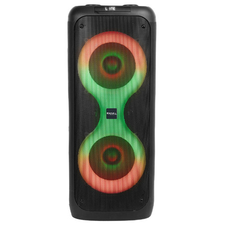 boxa portabila 2x8"/20cm 200w rms cu usb/sd/bluetooth