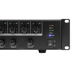 amplificator linie 19'' 110v/480w 6 zone bluetooth/usb