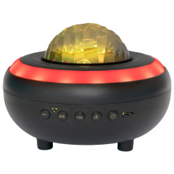 boxa portabila cu efect astro si led