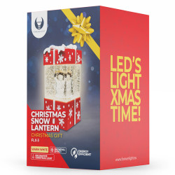 decoratiune craciun iluminat model om de zapada