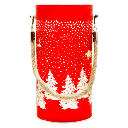 lampa led model craciun - rosu/auriu