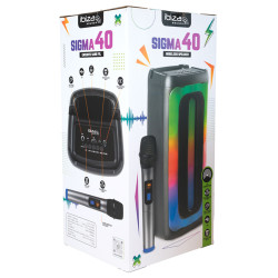 boxa portabila 2x4"/10cm 50w tws bt/fm/usb/msd