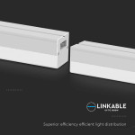 corp iluminat led liniar 120cm 40w 4000k alb neutru - alb corp iluminat led liniar 120cm 40w 4000k alb neutru - alb