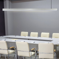 corp iluminat led liniar 120cm 40w 4000k alb neutru - alb