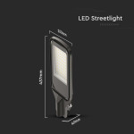 corp iluminat stradal led 100w 6500k - negru corp iluminat stradal led 100w 6500k - negru