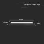 corp led magnetic 14w 4000k - negru corp led magnetic 14w 4000k - negru