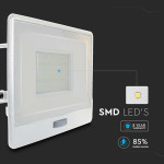 reflector led smd 50w 4000k ip65 cu senzor miscare - alb reflector led smd 50w 4000k ip65 cu senzor miscare - alb