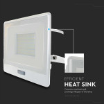 reflector led smd 50w 4000k ip65 cu senzor miscare - alb reflector led smd 50w 4000k ip65 cu senzor miscare - alb