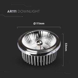 spot led ar111 20w 4000k