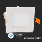 panou led patrat incorporabil 6w 6400k alb rece panou led patrat incorporabil 6w 6400k alb rece