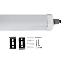 corp iluminat led 60cm 18w 6500k alb rece ip65