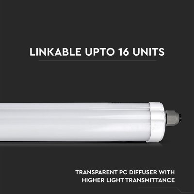corp iluminat led 60cm 18w 6500k alb rece ip65