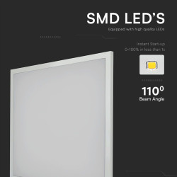 panou led 36w 2in1 60cm x 60cm 3960lm 6500k alb rece, cip samsung
