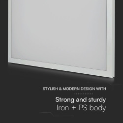 panou led 36w 2in1 60cm x 60cm 3960lm 6500k alb rece, cip samsung