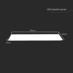 panou led incorporabil 40w 120x30cm 4000k alb neutru