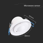 senzor de miscare 300w 360gr ip20 - alb senzor de miscare 300w 360gr ip20 - alb