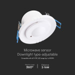 senzor de miscare 300w 360gr ip20 - alb senzor de miscare 300w 360gr ip20 - alb