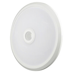 plafoniera led 12w ip20 senzor de miscare 3in1 - alb