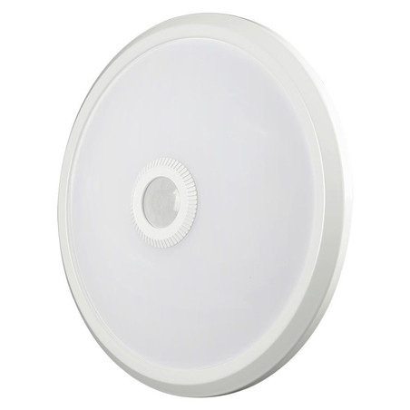 plafoniera led 12w ip20 senzor de miscare 3in1 - alb