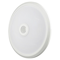 plafoniera led 12w ip20 senzor de miscare 3in1 - alb