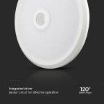 plafoniera led 12w ip20 senzor de miscare 3in1 - alb plafoniera led 12w ip20 senzor de miscare 3in1 - alb