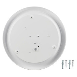 plafoniera led 12w ip20 senzor de miscare 3in1 - alb