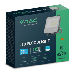 reflector led smd 50w 4000k ip65 ci samsung - negru/gri