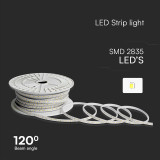 banda led smd 2835 10.5w/m 220-240v ip65 rosu rola 50m
