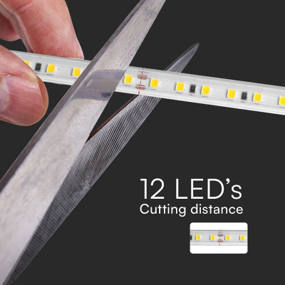 banda led smd 2835 10.5w/m 220-240v ip65 rosu rola 50m