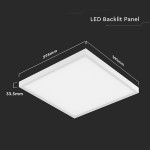 panou led 36w 2in1 60cm x 60cm 4000lm 6500k alb rece