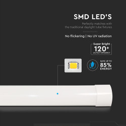 corp iluminat led 20w 60cm 120lm/w 6500k alb rece